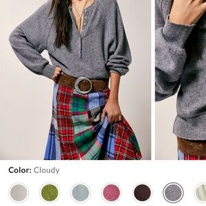 Free People Porta Cashmere Sweater